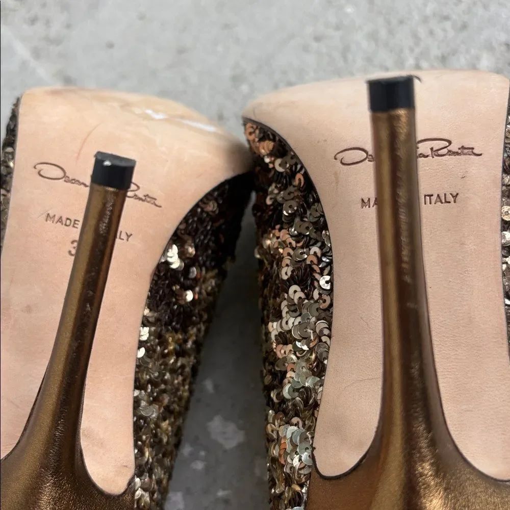 OSCAR de la Renta sequin booties - Picture 8 of 9